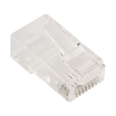 Коннектор RJ45 тип EZ, 8P8C, UTP, Cat.6, универс, покрытие 50 микрон,100 шт. LANMASTER (LAN-EZ45-8P8C/U6-100)