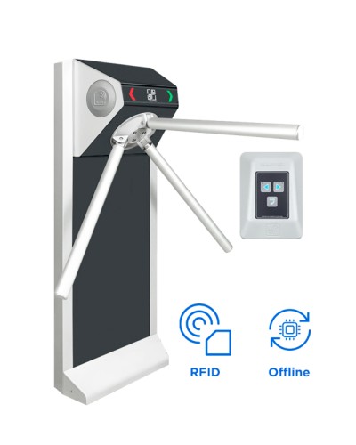 CARDDEX Комплект компактной автономной проходной STL-01AEC в Новороссийске Турникеты Pintop.ru