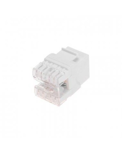 Модуль Keystone Jack RJ-45(8P8C), UTP неэкранированный, CAT 5e, тип 180 градусов, белый REXANT PRO 02-0060 в Новороссийске Модули Keystone Pintop.ru