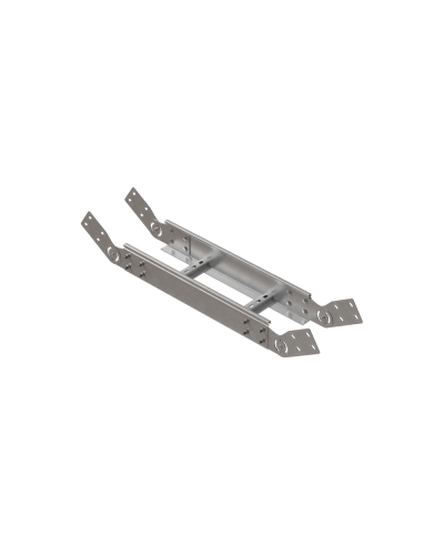 Вертикальный шарнирный угол 100х500х1,5 мм HD N КМ-профиль (LSHL100-500-1.5 HD N) в Новороссийске Аксессуары для лотков Pintop.ru