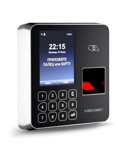 Терминал комбинированный биометрический BioSmart-WTC2-MF в Новороссийске Контроллеры Pintop.ru