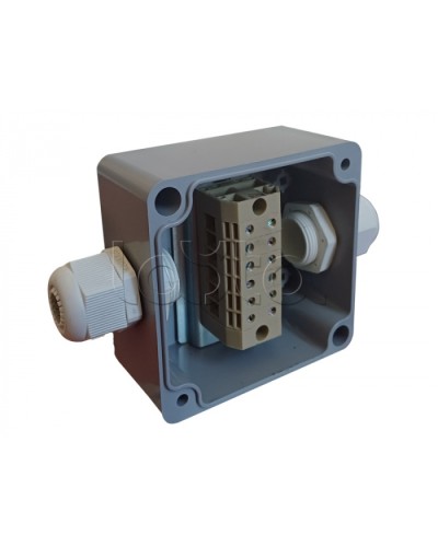 Коробка пылевлагонепроницаемая клеммная G366 А К 10 мм2 АЯКС IP66/IP65, 82x80x55 Магнито-контакт в Новороссийске Распределительные коробки Pintop.ru