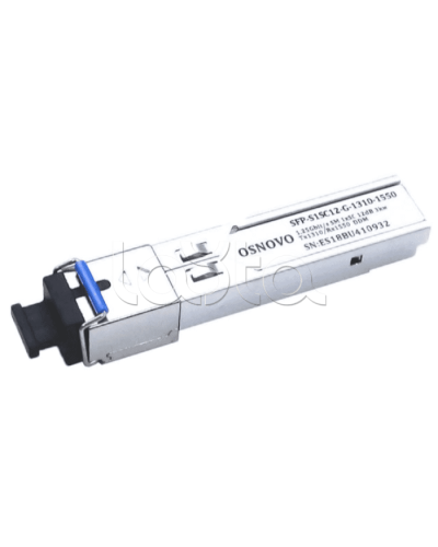 SFP Модуль OSNOVO SFP-S1SC12-G-1310-1550-I в Новороссийске Модули SFP/XFP/GBIC Pintop.ru