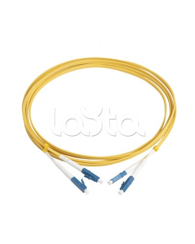 Патч-корд волоконно-оптический Hyperline FC-D2-9-LC/UR-LC/UR-H-3M-LSZH-YL в Новороссийске Патч-корды оптические Pintop.ru