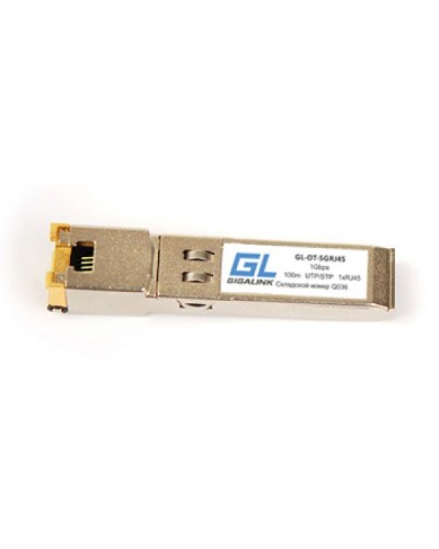 Модуль SFP Gigalink GL-OT-SGRJ45 в Новороссийске Модули SFP/XFP/GBIC Pintop.ru