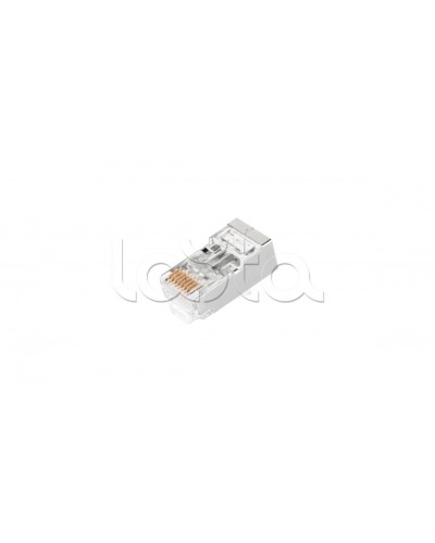 Коннектор NIKOMAX RJ45/8P8C под витую пару, Кат.5е (Класс D), уп-ка 100шт. (NMC-RJ88RZ50SD1-PT-100) в Новороссийске Коннекторы и разъемы Pintop.ru