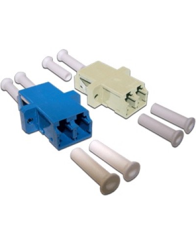 Адаптер оптический LC, MM, корпус SC, дуплексный LANMASTER LAN-2LC/S-AM-MM в Новороссийске Коннекторы Pintop.ru