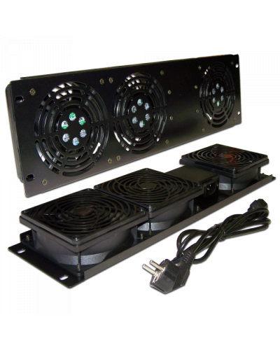 Блок 2-х вентиляторов 19 вертикальный, без термостата, 3U TWT (TWT-CB-FANV2-RACK) в Новороссийске Вентиляторные модули Pintop.ru