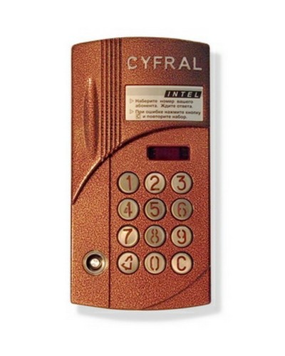 Блок вызова аудиодомофона на 400 абонентов Цифрал ИНТЕЛ в Новороссийске Блоки вызова многоабонентные Pintop.ru