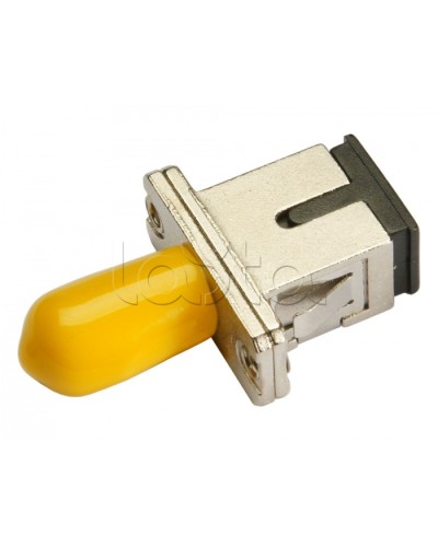 Соединитель проходной ST-SC, SM(для одномодового кабеля), simplex Cabeus ST-SC-SM в Новороссийске Проходные адаптеры и розетки оптические Pintop.ru