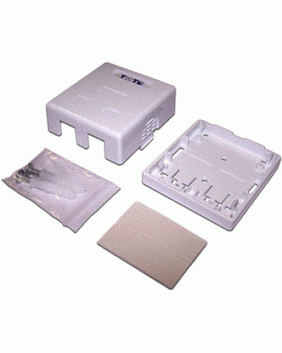 Коробка настенная на 1 порт для Keystone TWT TWT-SA1-WH в Новороссийске Распределительные коробки Pintop.ru