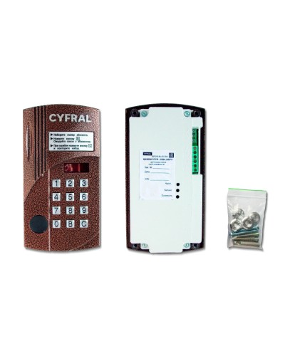 Блок вызова видеодомофона на 100 абонентов Цифрал CCD-2094.1M/РК в Новороссийске Вызывные аудиопанели малоабонентные Pintop.ru