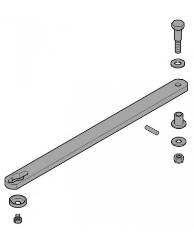 Рычаг прямой с креплением F7024N Came 119RID292 в Новороссийске Запчасти для шлагбаумов и автоматики Pintop.ru