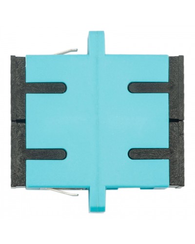 Адаптер оптический проходной SC-SC, OM3, дуплекс (duplex), бирюзовый Datarex DR-541023 в Новороссийске Коммутационные изделия Pintop.ru