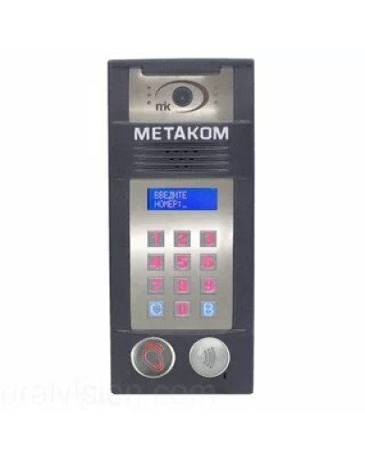 Многоабонентый антивандальный блок вызова со встроенной гибридной видеокамерой Метаком MК2018-MFCGVH в Новороссийске Блоки вызова многоабонентные Pintop.ru