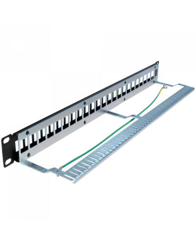 Патч-панель наборная, 24 порта, STP, 1U TWT (TWT-PP24OK-STP) в Новороссийске Патч панель Pintop.ru