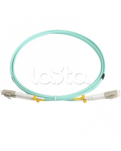 Патч-корд волоконно-оптический MM 50/125(OM3), LC-LC, duplex, LSZH, 2 м Hyperline FC-D2-503-LC/PR-LC/PR-H-2M-LSZH-AQ (FC-503-LC-LC-10G-2M) в Новороссийске Патч-корды оптические Pintop.ru
