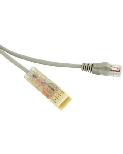 Патч-корд 110 тип-RJ45 Hyperline (PC-110-RJ45-2P-CX-2M-LSZH-GY) в Новороссийске Патчкорды (медные) Pintop.ru