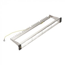 Панель модульная 19", экранированная, на 4 вставки, 1U LANMASTER LAN-FRM-PP-STP/1U