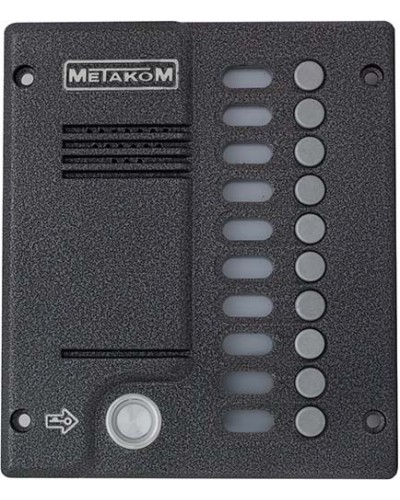 Блок вызова домофона Метаком MК10.2-TM4EVN в Новороссийске Вызывные видеопанели малоабонентные Pintop.ru