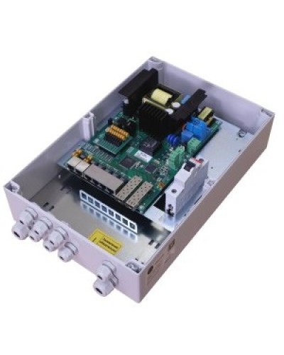 PoE-коммутатор 8-портовый, управляемый уличный TFortis PSW-2G6F+ в Новороссийске Коммутаторы Pintop.ru