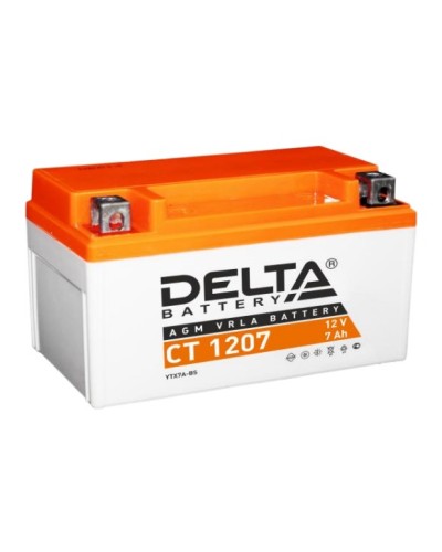 Аккумулятор АКБ 12 - 7 Delta CT 1207* в Новороссийске Электротехническое оборудование Pintop.ru