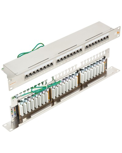 Патч-панель 19, 1U, 24xRJ45 кат.6А NIKOMAX NMC-RP24SA2-1U-MT в Новороссийске Патч панель Pintop.ru