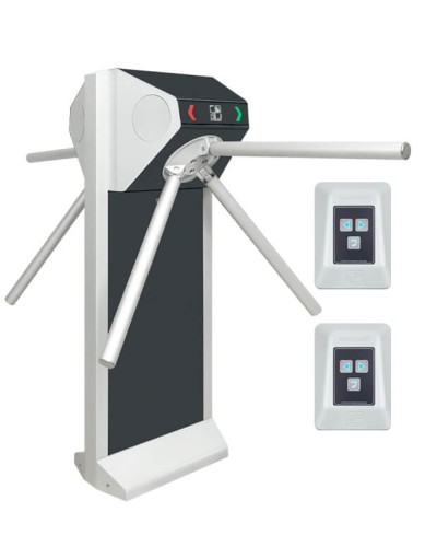 CARDDEX Комплект двухпроходной автономной проходной STL-04AEC в Новороссийске Турникеты Pintop.ru