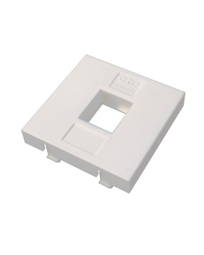 Адаптер Mosaic 45 х 45 мм для модуля Keystone, 1 порт, белый Datarex DR-5301 в Новороссийске Коммутационные изделия Pintop.ru