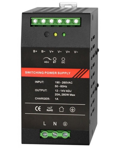 Блок питания Smartec ST-PS120BDU-BK в Новороссийске Дополнительное оборудование для СКУД Pintop.ru