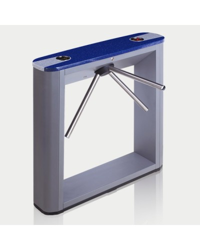 Турникет тумбовый электромеханический со стандартными планками, синей крышкой PERCo-TTD-03.1S (стандартные планки, синяя крышка) в Новороссийске Турникеты Pintop.ru