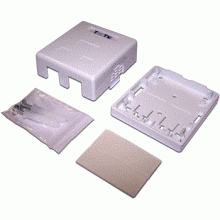 Коробка настенная на 1 порт для Keystone TWT TWT-SA1-WH