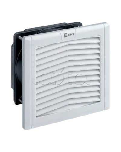 Вентилятор с фильтром 102 м³/ч 176x176 мм 220В IP54 EKF PROxima (FAN102F) в Новороссийске Аксессуары для стоек и шкафов Pintop.ru