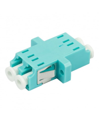 Адаптер оптический проходной LC-LC, OM3, дуплекс (duplex), бирюзовый Datarex DR-541123 в Новороссийске Коммутационные изделия Pintop.ru