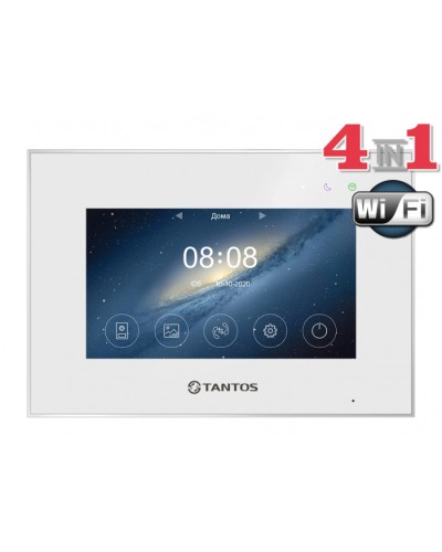 Монитор цветного видеодомофона Tantos Marilyn HD Wi-Fi IPS (White) в Новороссийске Абонентские видеоустройства Pintop.ru