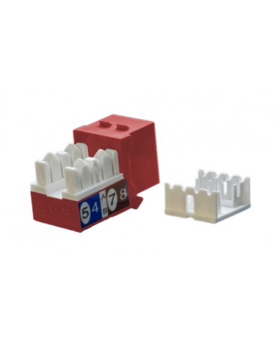 Вставка Hyperline (KJ9-8P8C-C5e-90-RD) в Новороссийске Коннекторы Pintop.ru