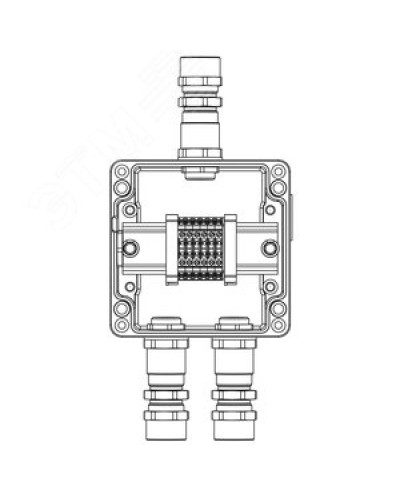 TBE-A-12-(6xCBC.2)-2xKA2MHK(A)-1xKA2MHK(C)1Ex e IIC Т5 Gb / Ex tb IIIC T95°C Db IP66 DKC (1201.121.22.121B) в Новороссийске Комутационные взрывозащищенные коробки Pintop.ru