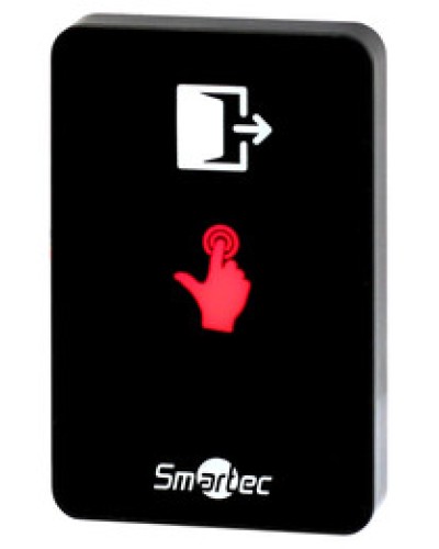 Сенсорная кнопка выхода накладная Smartec ST-EX410L-BK в Новороссийске Кнопки выхода Pintop.ru