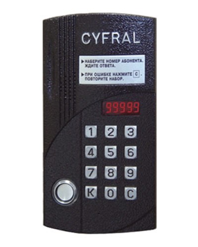 Блок вызова аудиодомофона на 20 абонентов Цифрал CCD-20/TCVС в Новороссийске Блоки вызова многоабонентные Pintop.ru