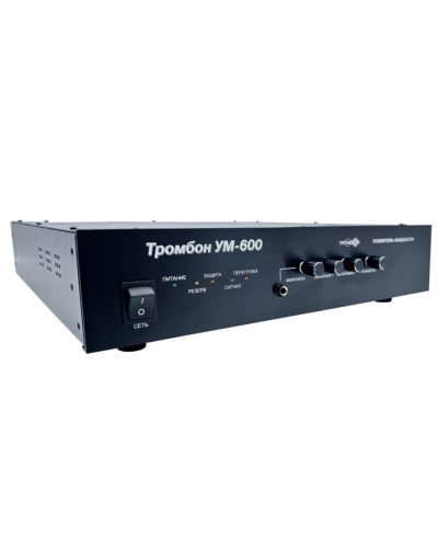 Усилитель мощности Тромбон IP-УМ600-В в Новороссийске Система оповещения и трансляции Pintop.ru