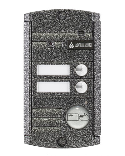 Видеопанель вызывная накладная цветная на 2 абонента с Proxy-считывателем Activision AVP-452 Proxy (PAL, антик) в Новороссийске Вызывные видеопанели малоабонентные Pintop.ru