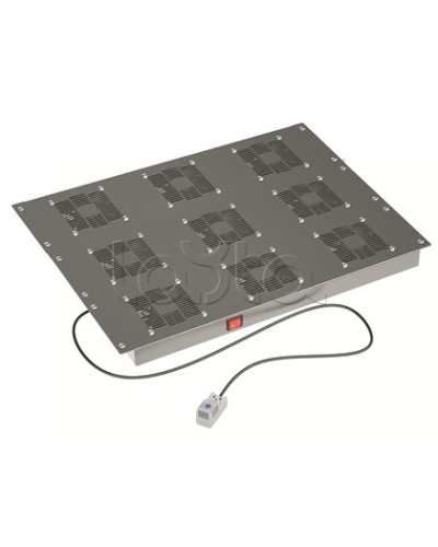 Потолочный вентиляторный модуль, с термостатом 9 вент. для крыши Ш=800мм DKC R5VSIT8009FT в Новороссийске Вентиляторные модули Pintop.ru