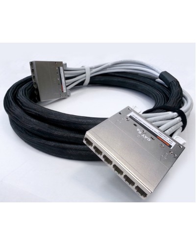 Сборка кабельная претерминированная Hyperline PPTR-CT-CSS/C6S-D-CSS/C6S-LSZH-8M-GY в Новороссийске Аксессуары для стоек и шкафов Pintop.ru