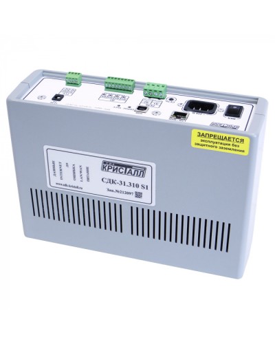 Блок контроля S1 Кристалл СДК-31.310S1(TCP/IP) в Новороссийске Приемно-контрольные приборы Pintop.ru