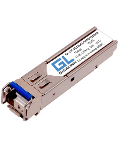 Модуль SFP Gigalink GL-OT-SG14LC1-1550-1310-I в Новороссийске Модули SFP/XFP/GBIC Pintop.ru