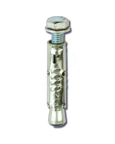 Анкер металлический с болтом 8x45 мм(100 шт/уп) ПожТехКабель 862-003 в Новороссийске Крепеж Pintop.ru