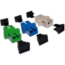 Адаптер оптический SC, OM3, симплексный LANMASTER LAN-SC-AM-OM3