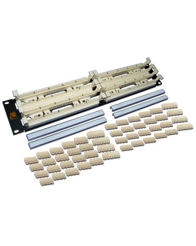 Панель кроссовая 110 типа, 200 пар, 19, 2U LANMASTER LAN-RS110-200FT в Новороссийске Кроссовое оборудование тип 110 Pintop.ru