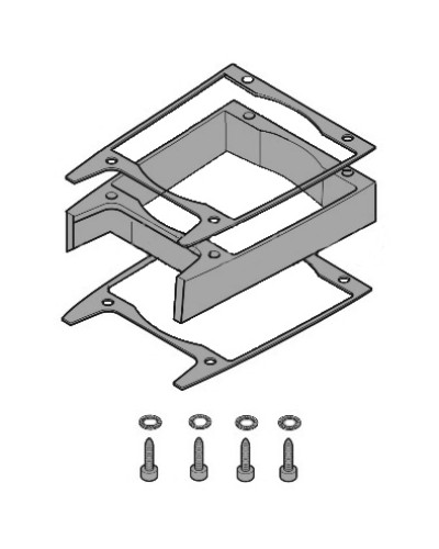 Удлинитель кожуха электродвигателя C-BXK, C-BXEK Came 119RICX043 в Новороссийске Запчасти для шлагбаумов и автоматики Pintop.ru