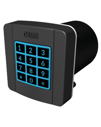 Клавиатура кодонаборная накладная, 12 кнопок, синяя подсветка Came 806SL-0150 в Новороссийске Запчасти для шлагбаумов и автоматики Pintop.ru